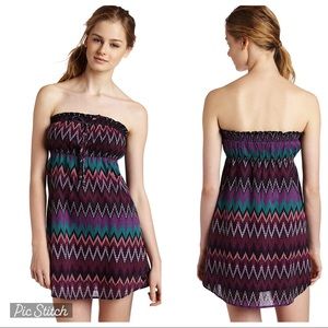 NWT Roxy strapless dress medium